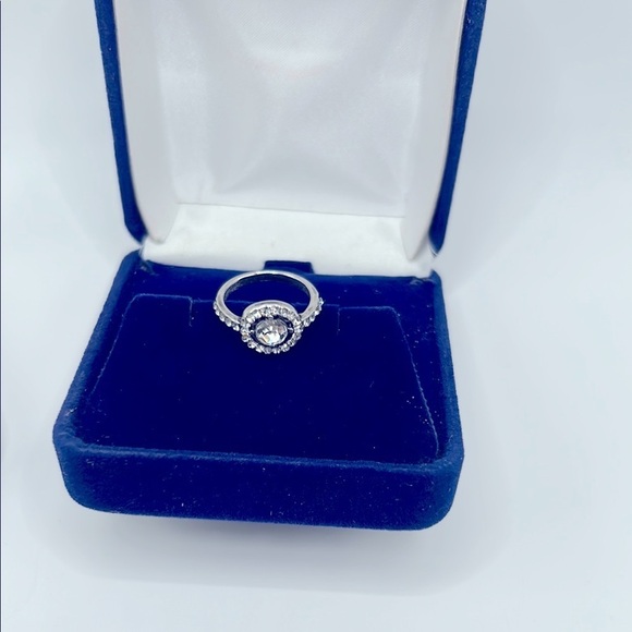 Elegant Crystal Ring Size 4.5​​​​ - Picture 4 of 14